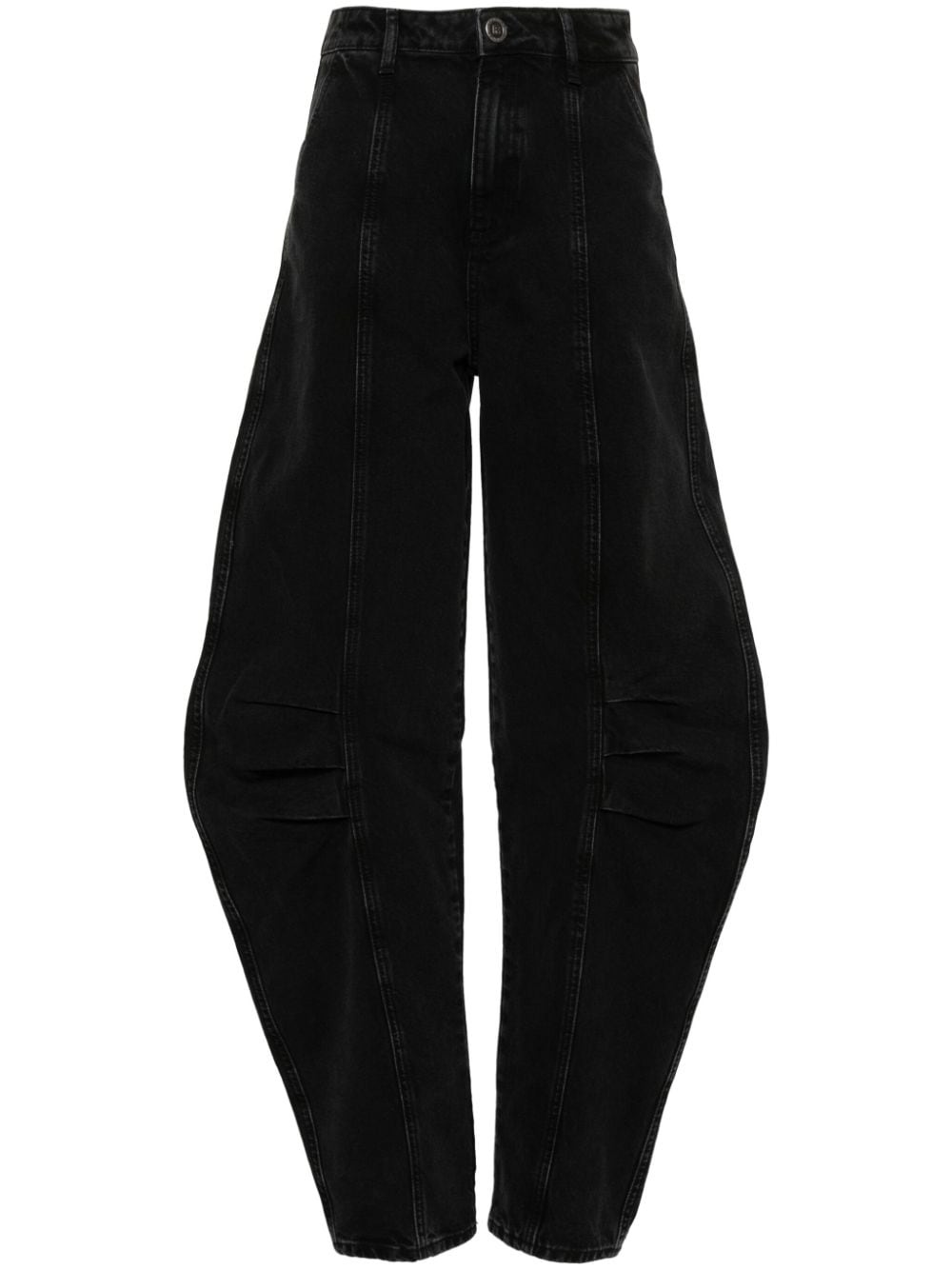 tapered-leg organic cotton jeans - 1