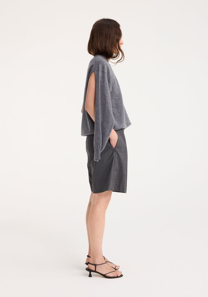 Tailored Wide Leg Shorts - 3
