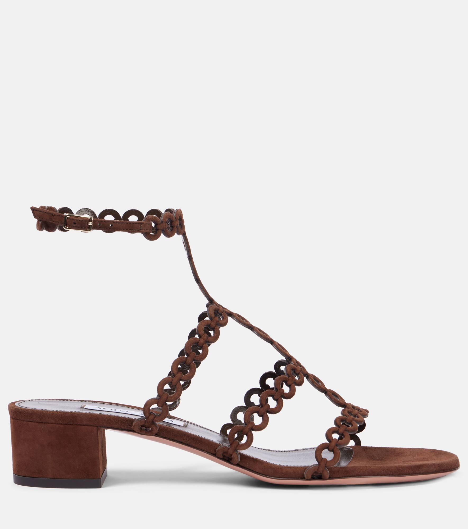Infinity Chain 35 suede sandals - 4