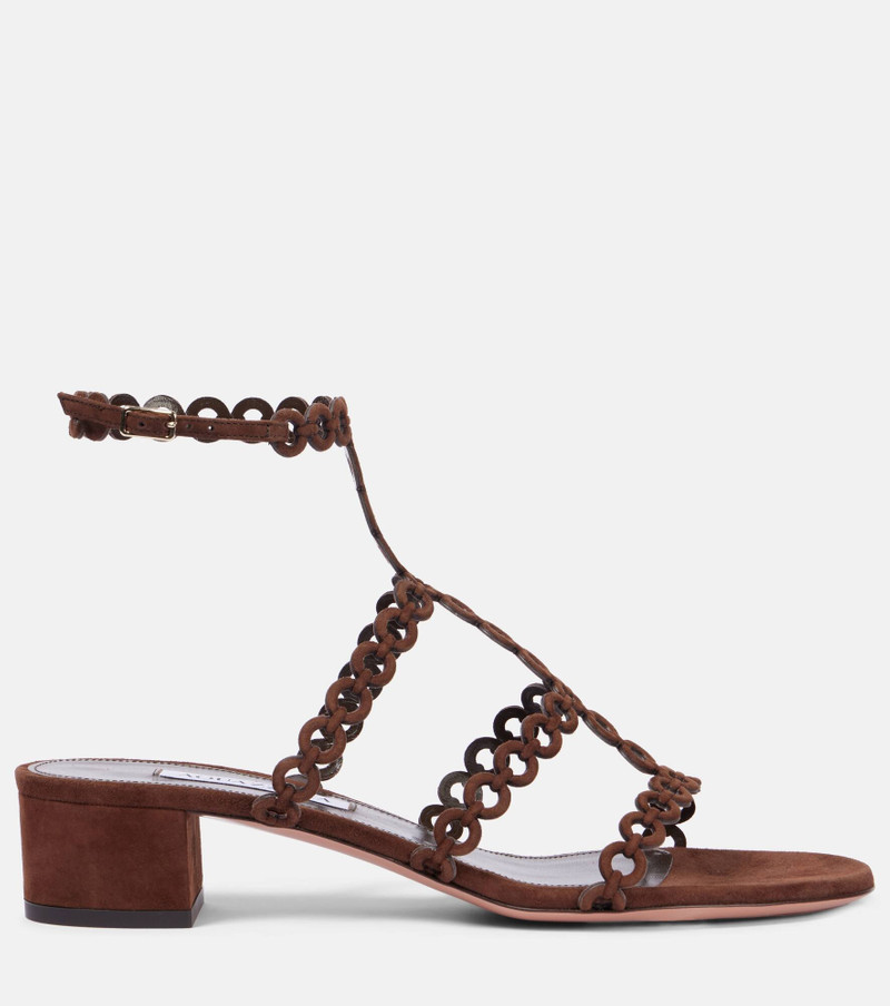Infinity Chain 35 suede sandals 4