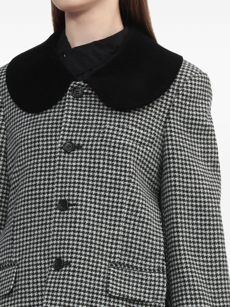 houndstooth collar blazer 5