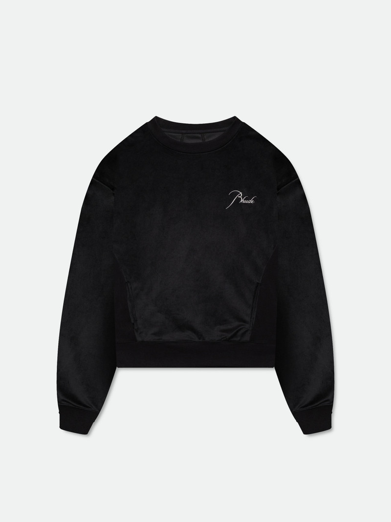 VELOUR CLASSIQUE CREWNECK 1