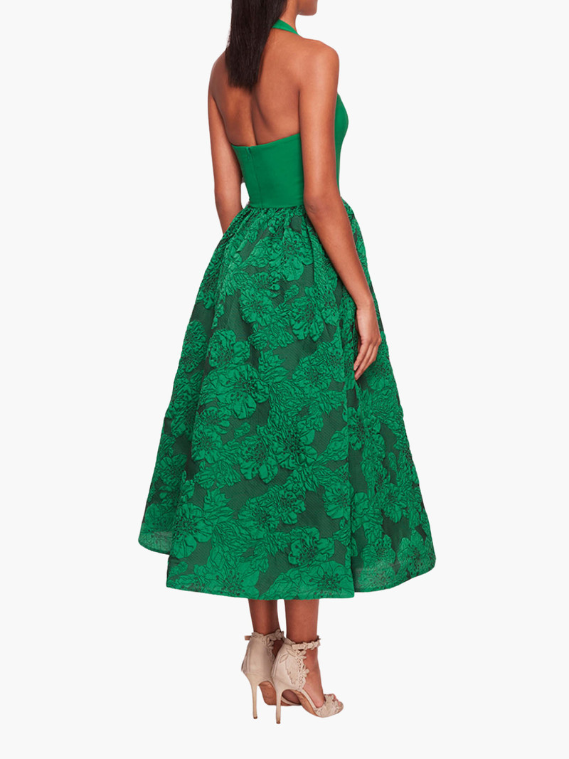 Marchesa CALATHEA HALTER DRESS outlook