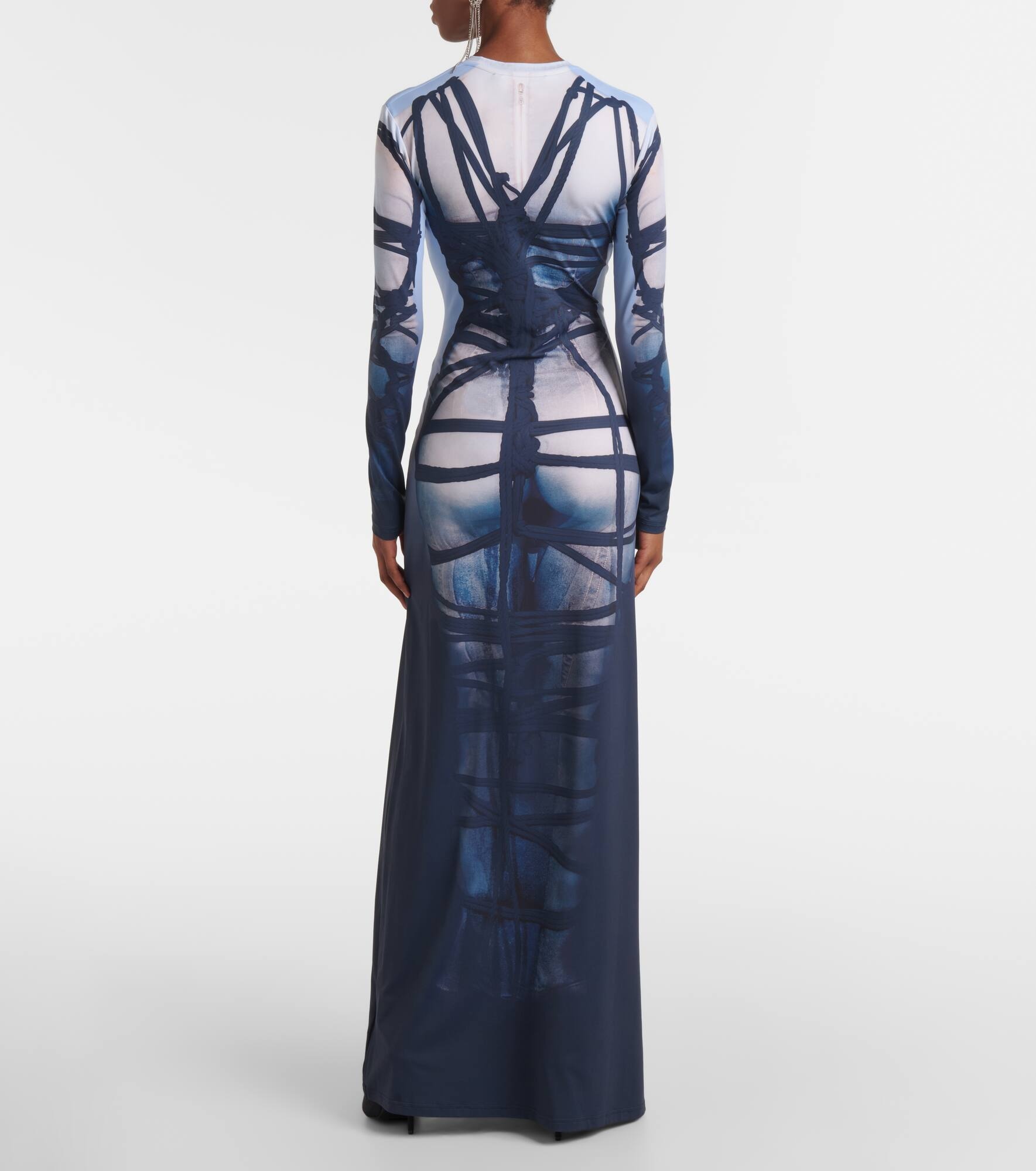Printed maxi dress - 3