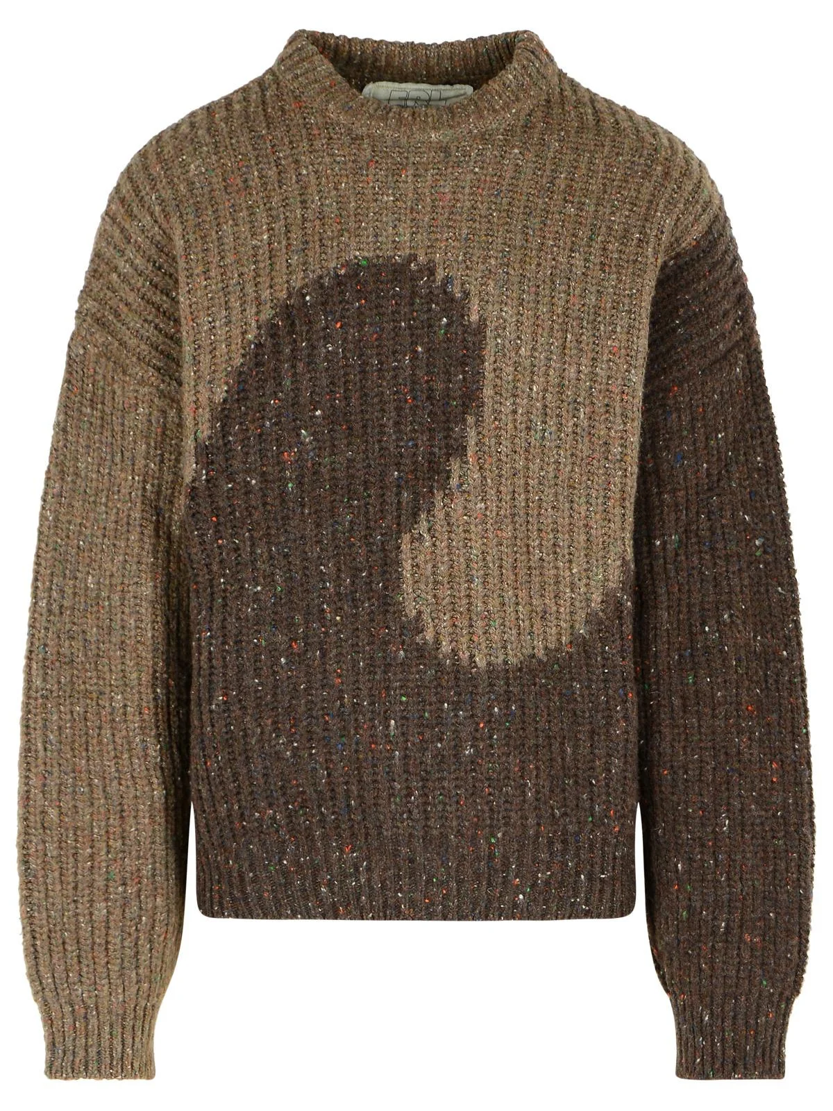 Erl Wool Blend Sweater Brown Men - 1