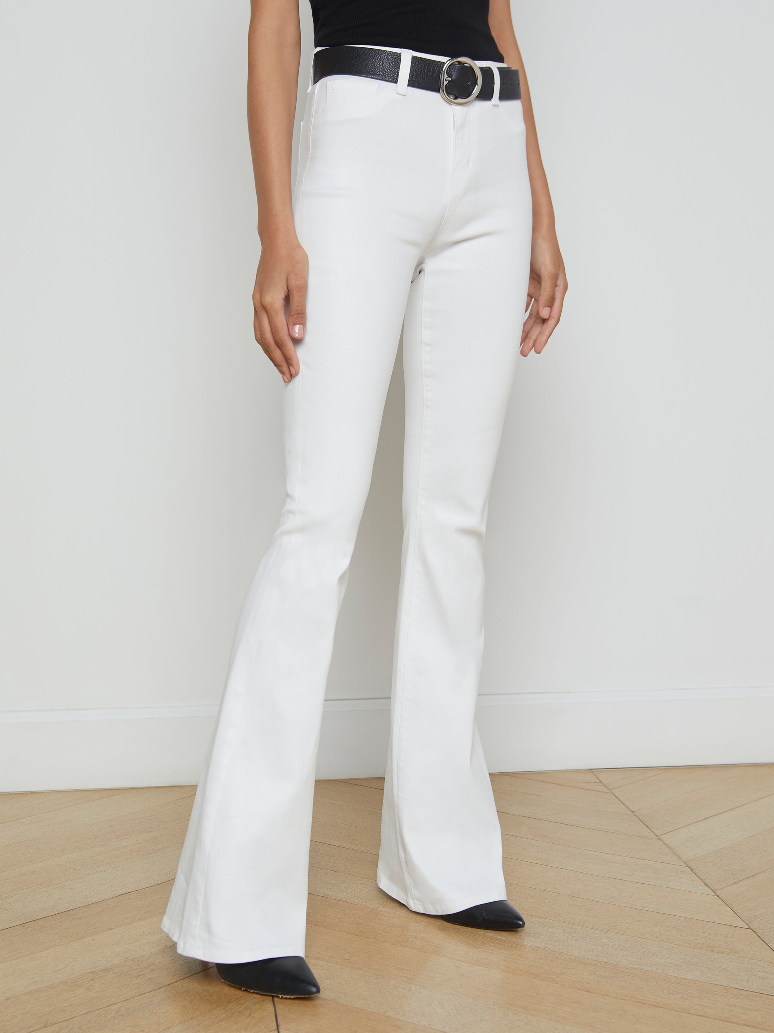 Marty Coated Flare Jean - 4