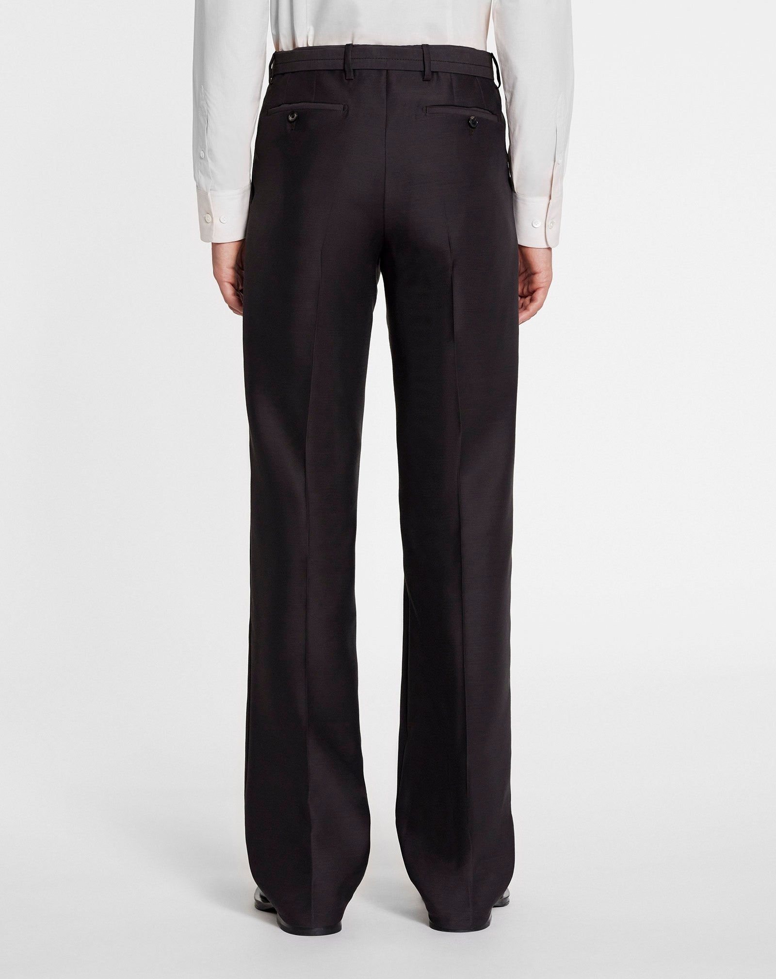 STRAIGHT-LEG PANTS WITH BELT - 4