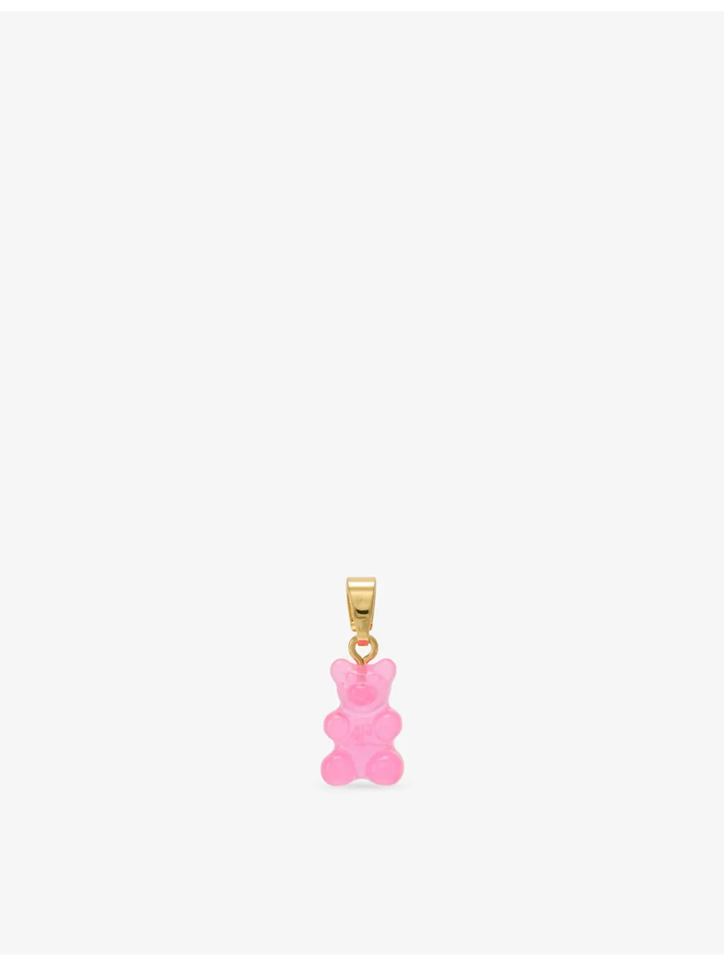 Nostalgia 18ct yellow-gold plated brass and enamel bear connector - 1