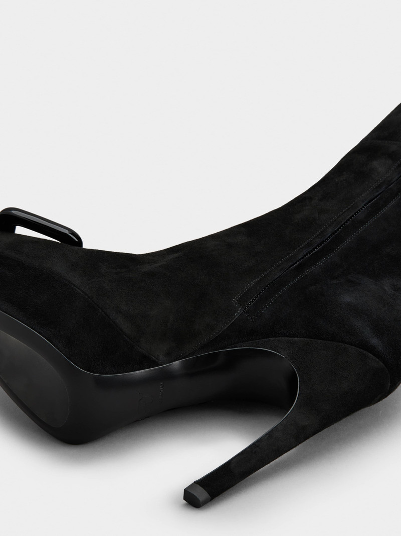 Viv' Choc Rouches Cuissards in Suede 5