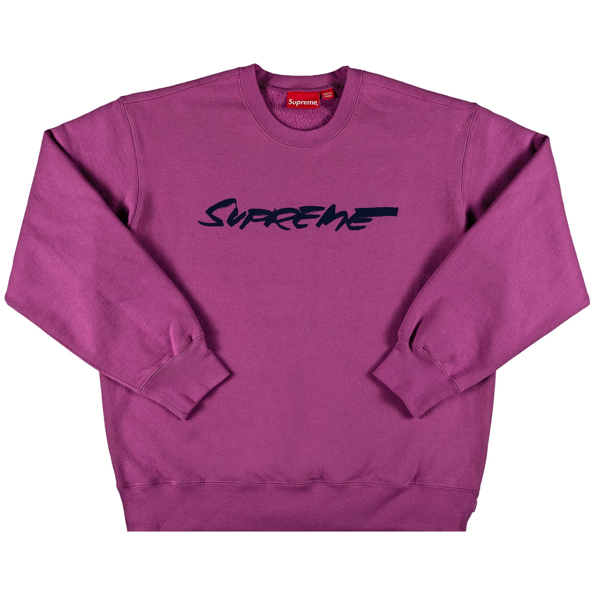 Supreme Futura Logo Crewneck 'Bright Purple' - 1