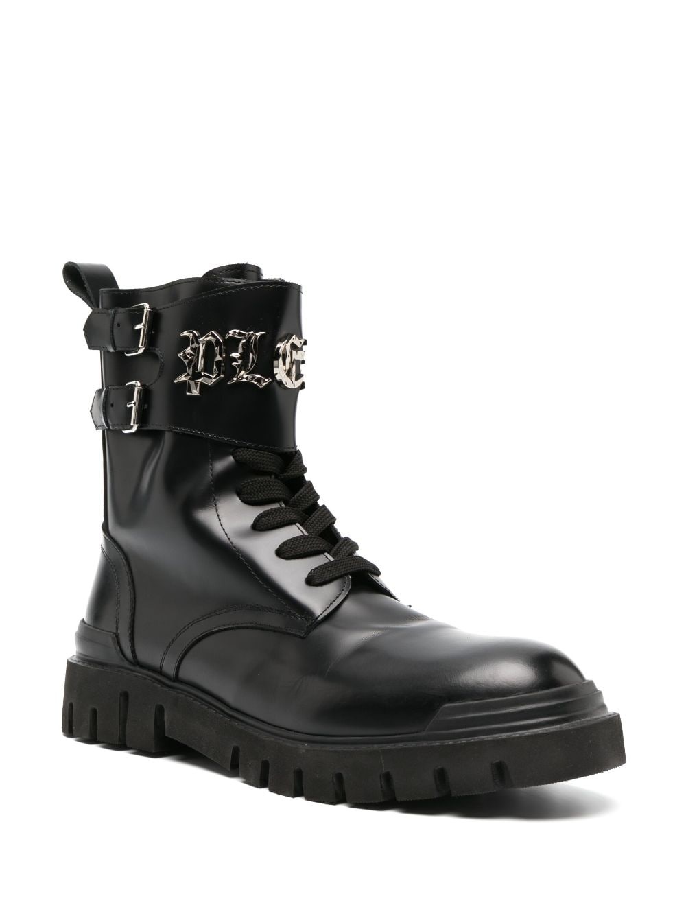 Gothic Plein leather ankle boots - 2