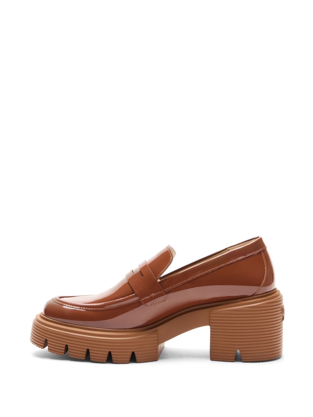 60mm leather loafers - 3