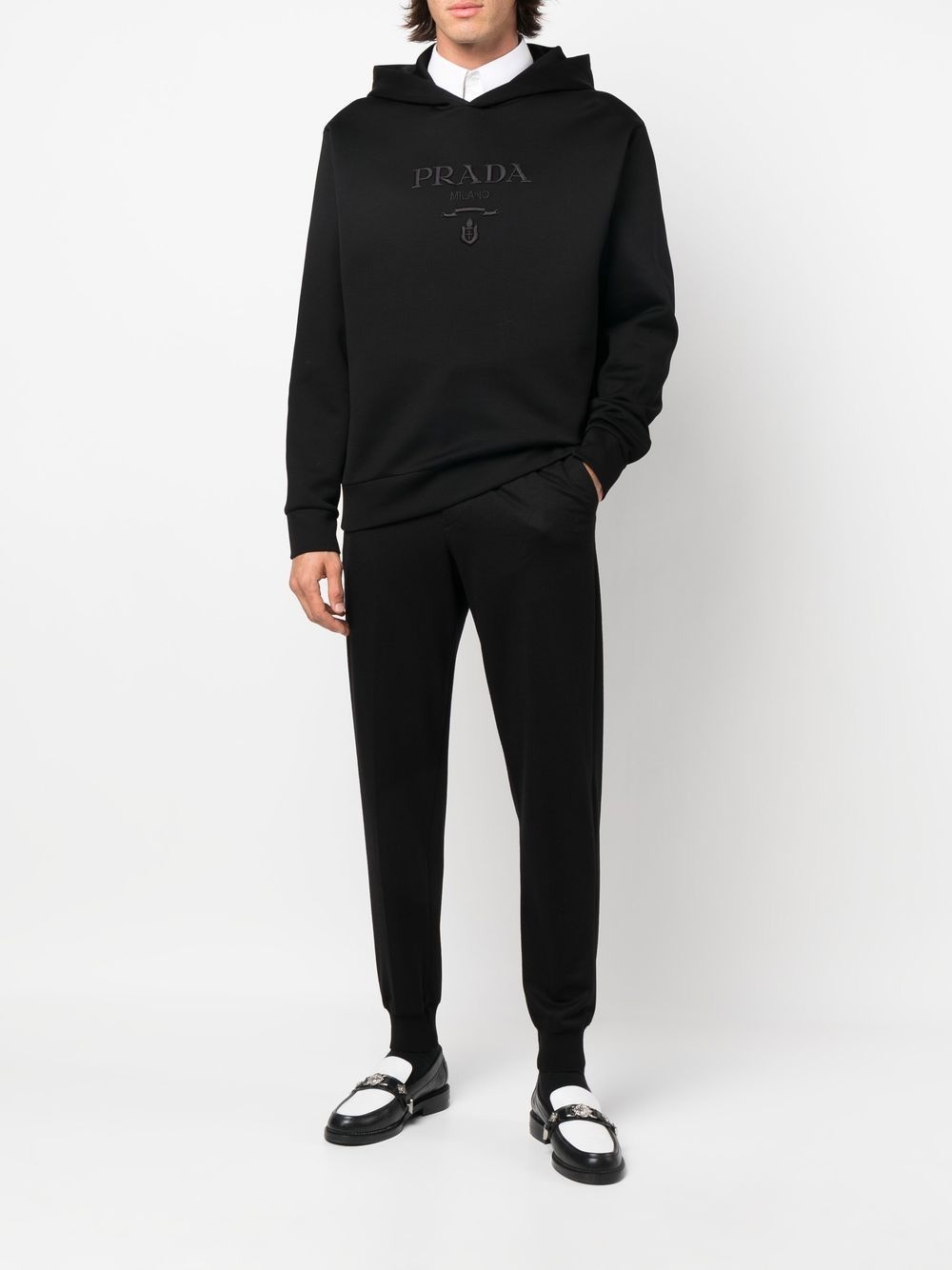 tapered cotton trousers - 2