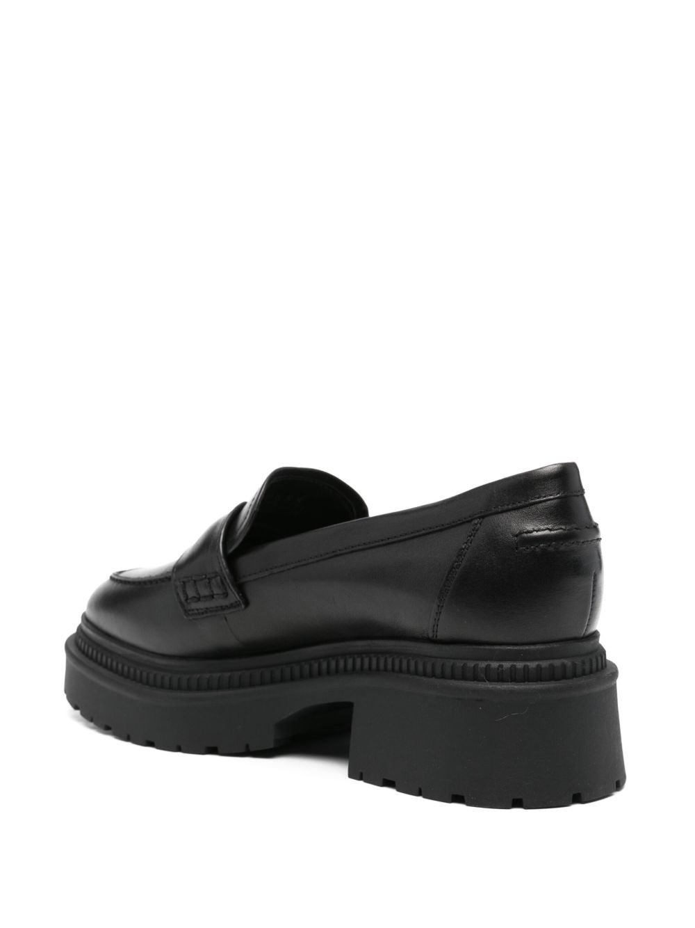 logo-stamp loafers - 3