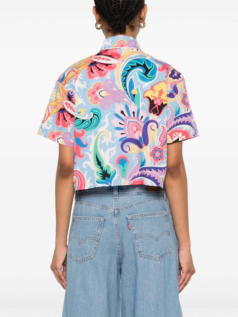 paisley-print shirt - 4