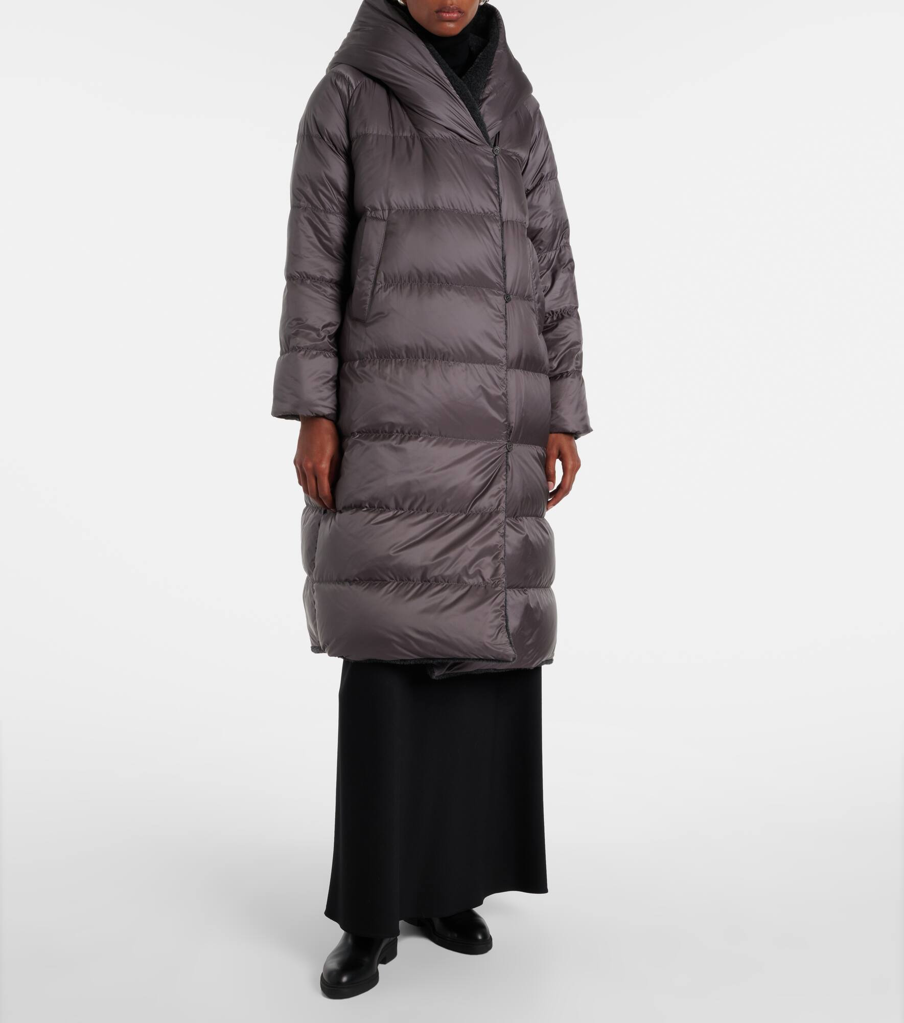 Cube Orion alpaca and wool down coat - 8