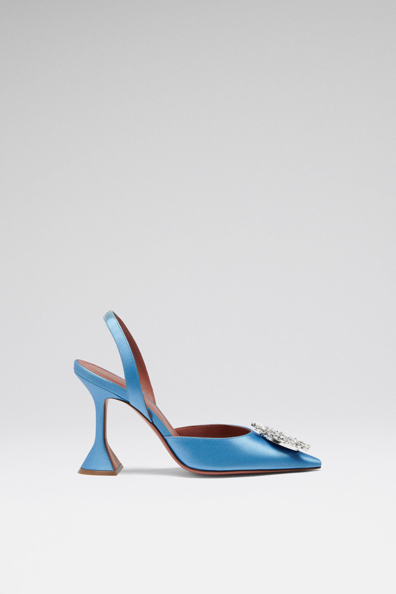 BEGUM SLING BABY BLUE SATIN 1