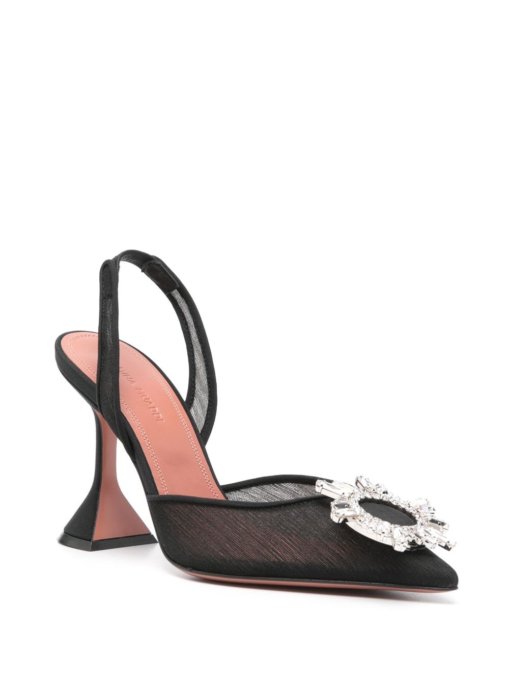 90mm Begum Glass slingback pumps - 2