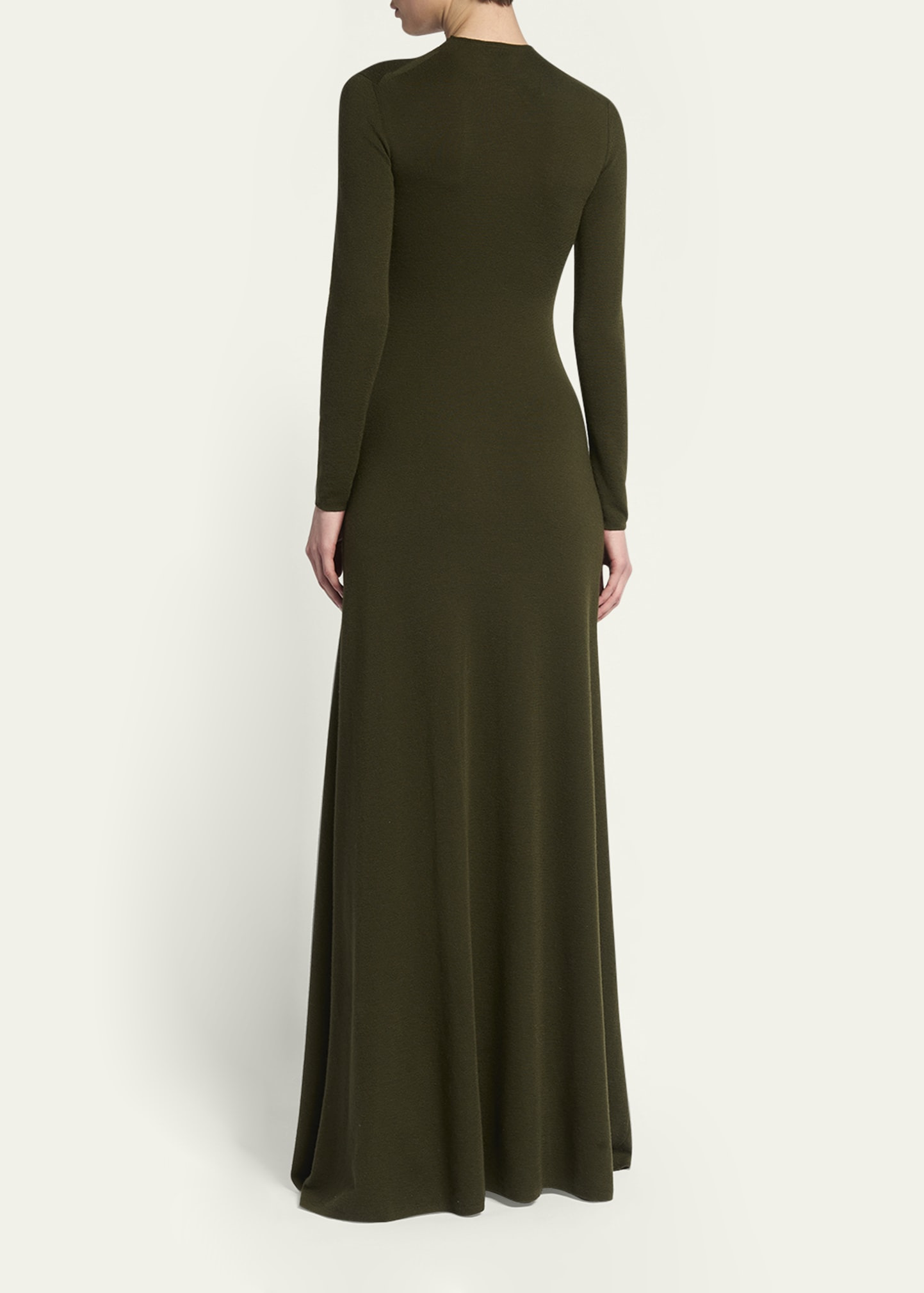 Knit Long-Sleeve Maxi Dress - 3