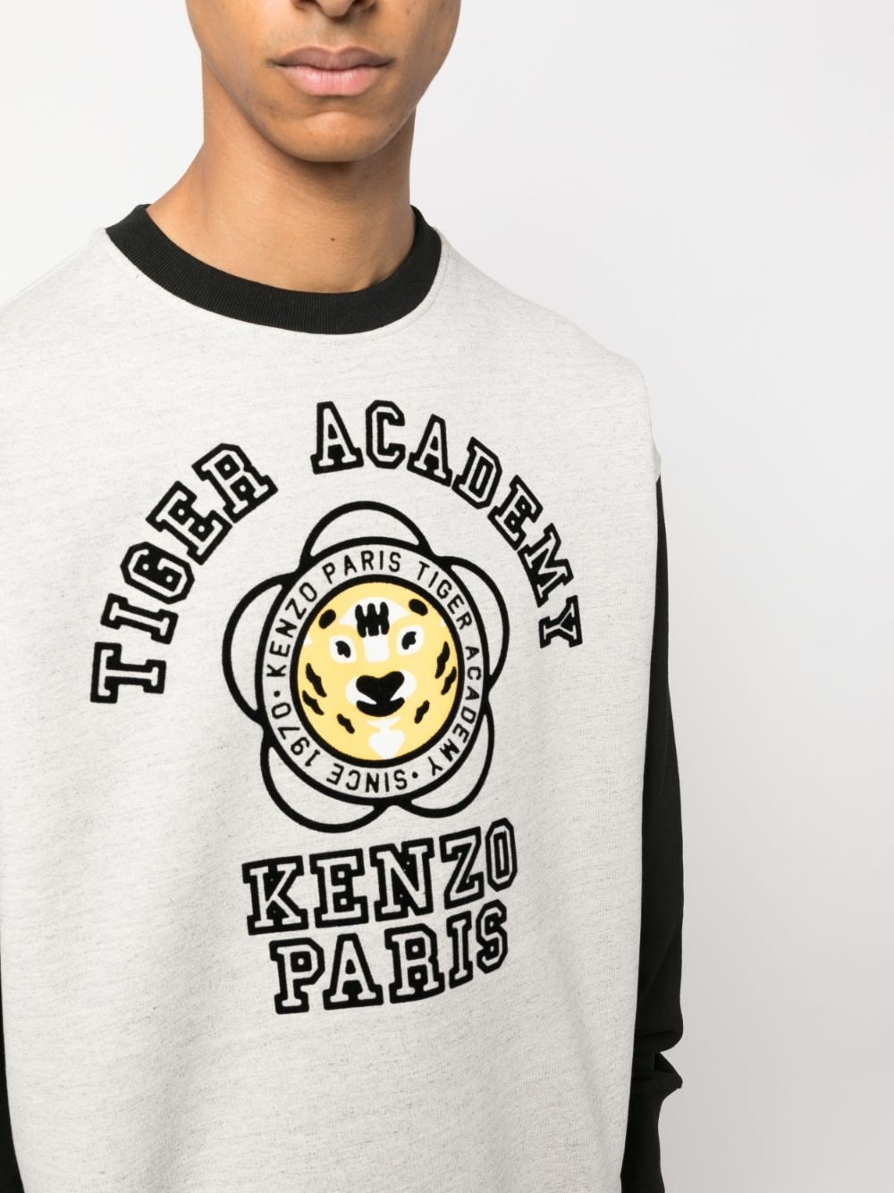 logo-print cotton sweatshirt - 5