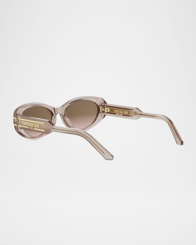 Dior Signature B8U 53mm Oval Sunglasses outlook