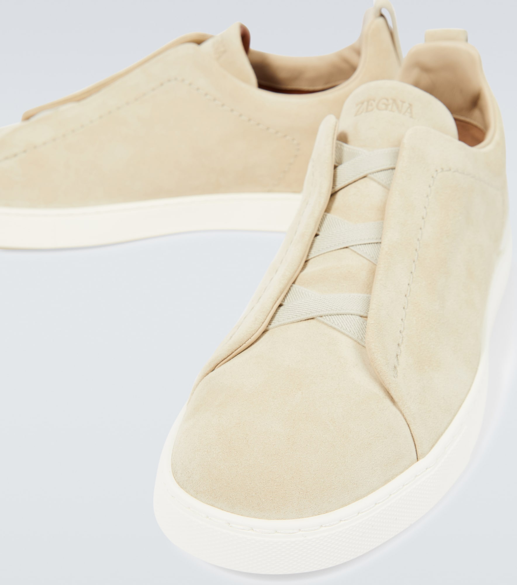 Triple Stitch suede sneakers - 3