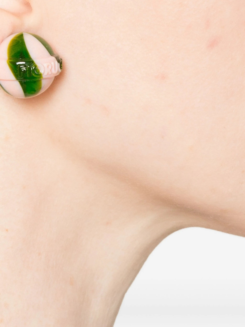Fiorucci Swirl-pattern Clip-on Earring 3