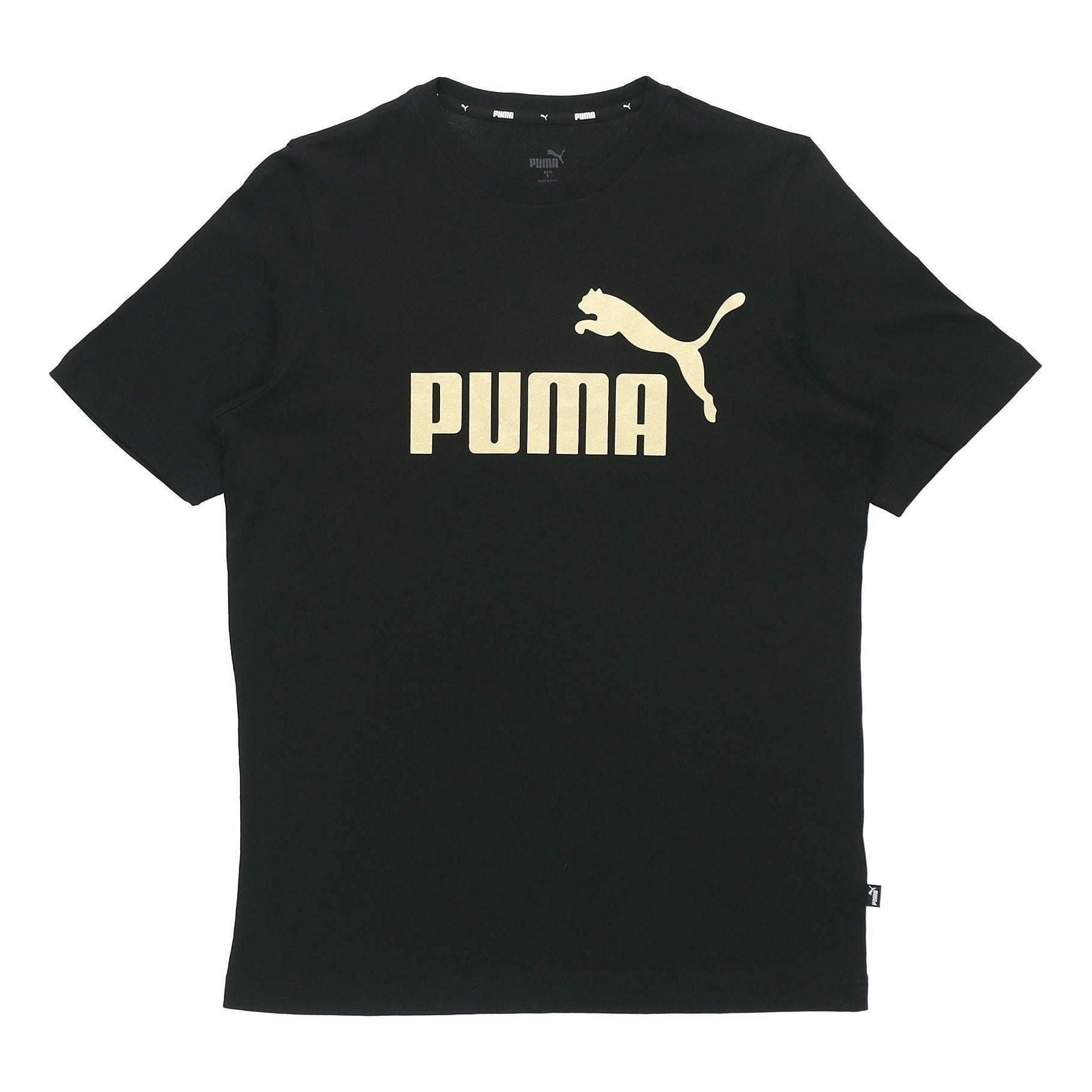 PUMA Essentials Metallic Logo T-Shirt 'Black' 845573-01 - 1