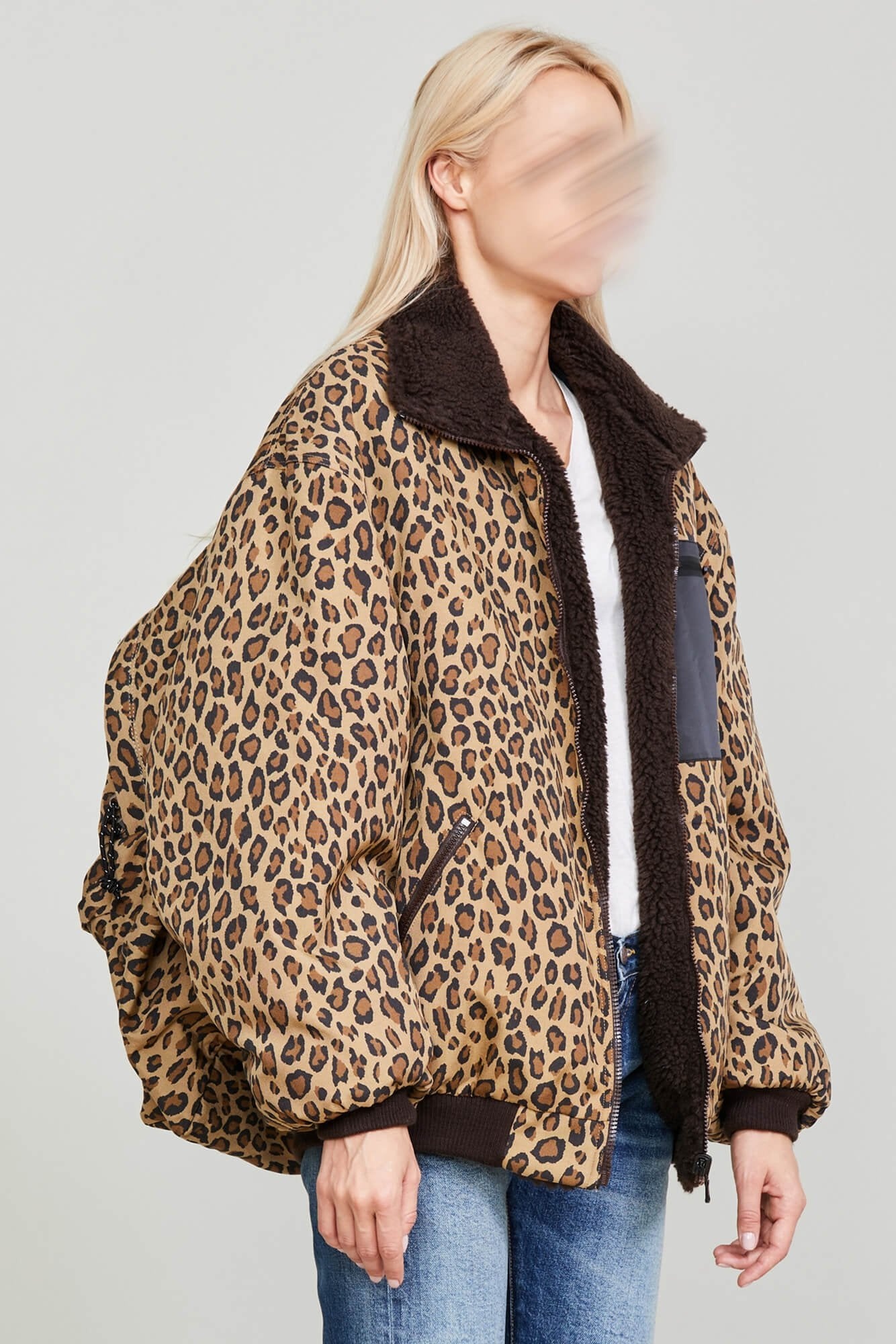 BACKZIP WINDBREAKER - PRINTED LEOPARD - 10