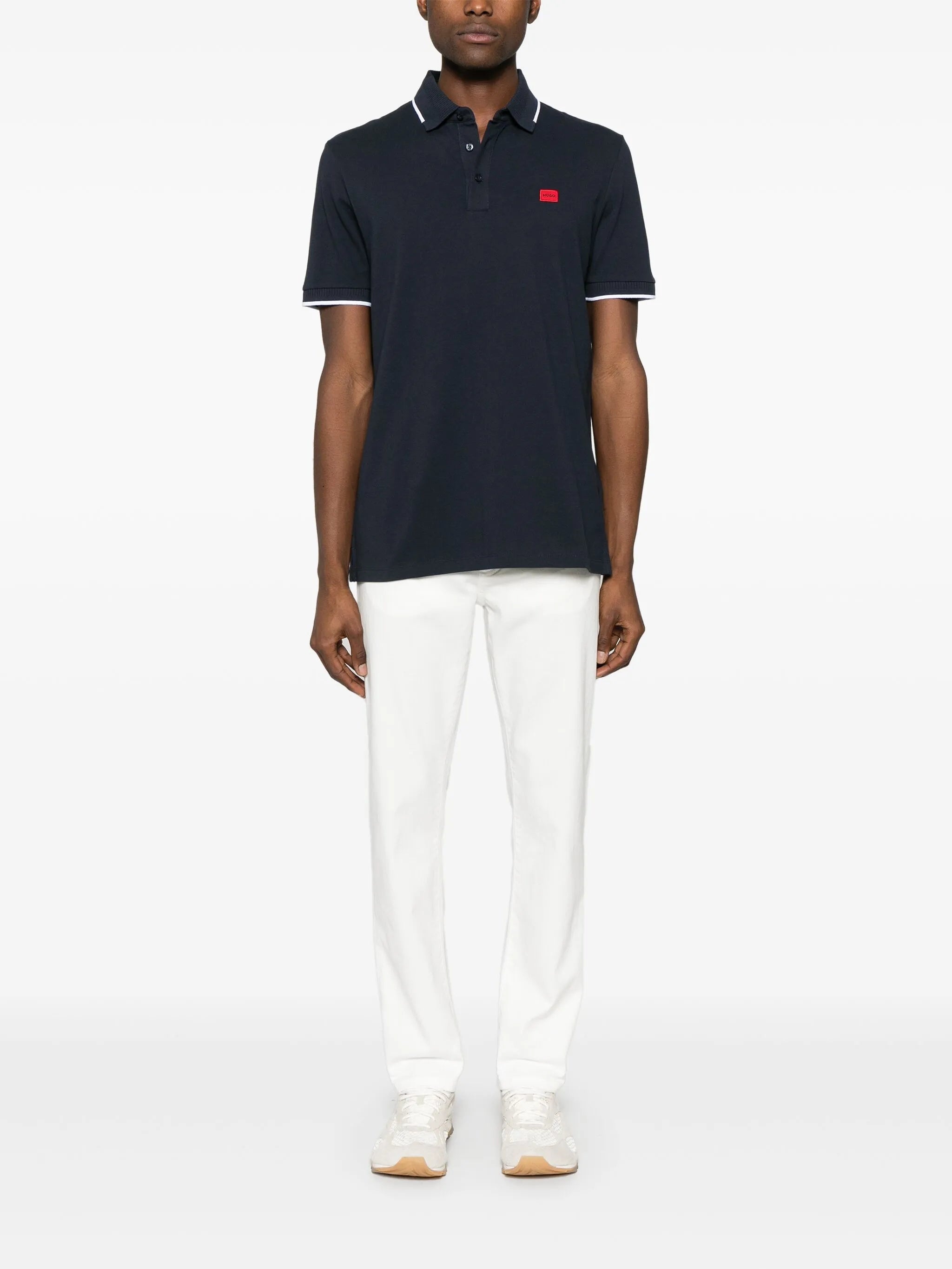 Logo-patch Polo Shirt - 4