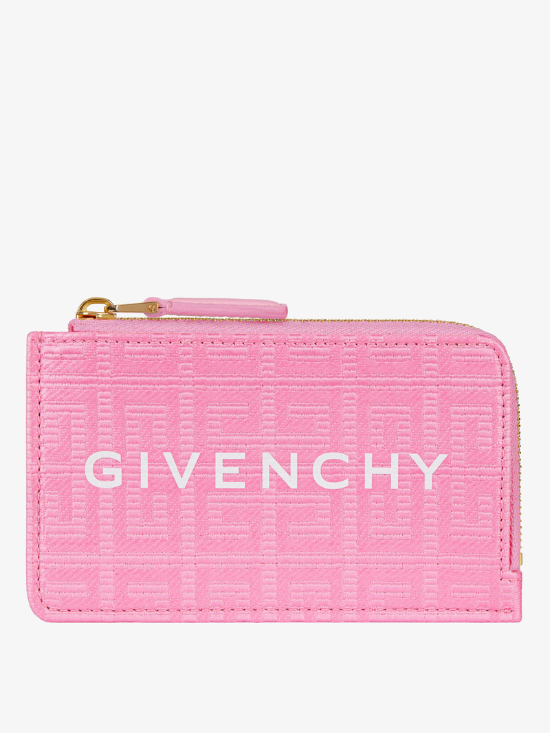 GIV CUT CARDHOLDER IN 4G COATED CANVAS AND LEATHER 3