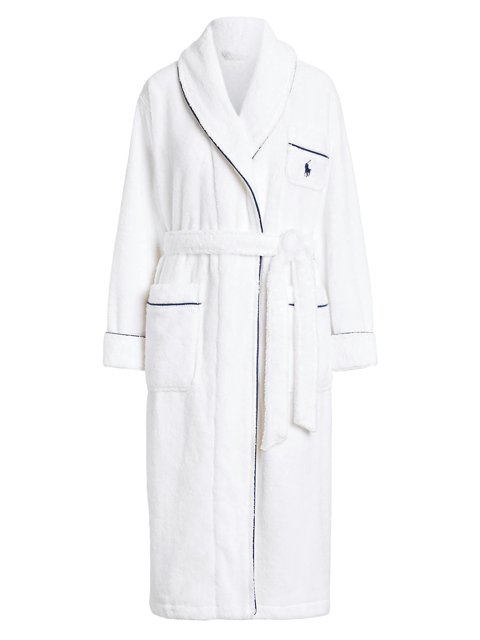 Women's Essentials Cotton Robe - White Cloud - 1