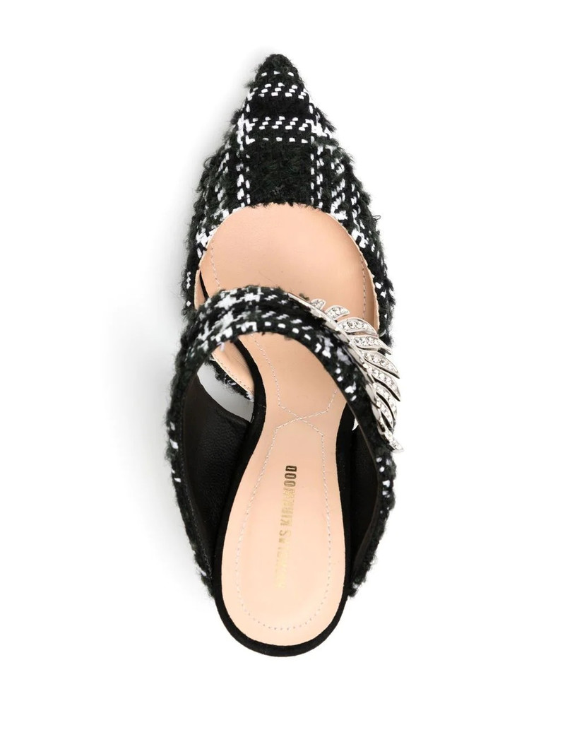 Monstera wool 70mm mules 4
