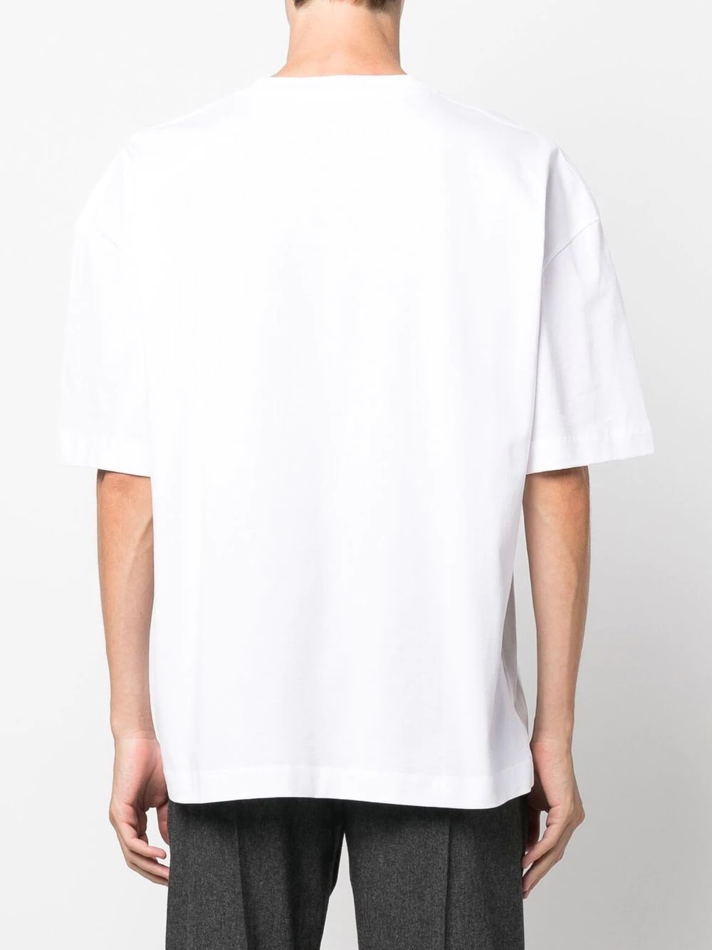 logo-print oversize T-shirt - 4