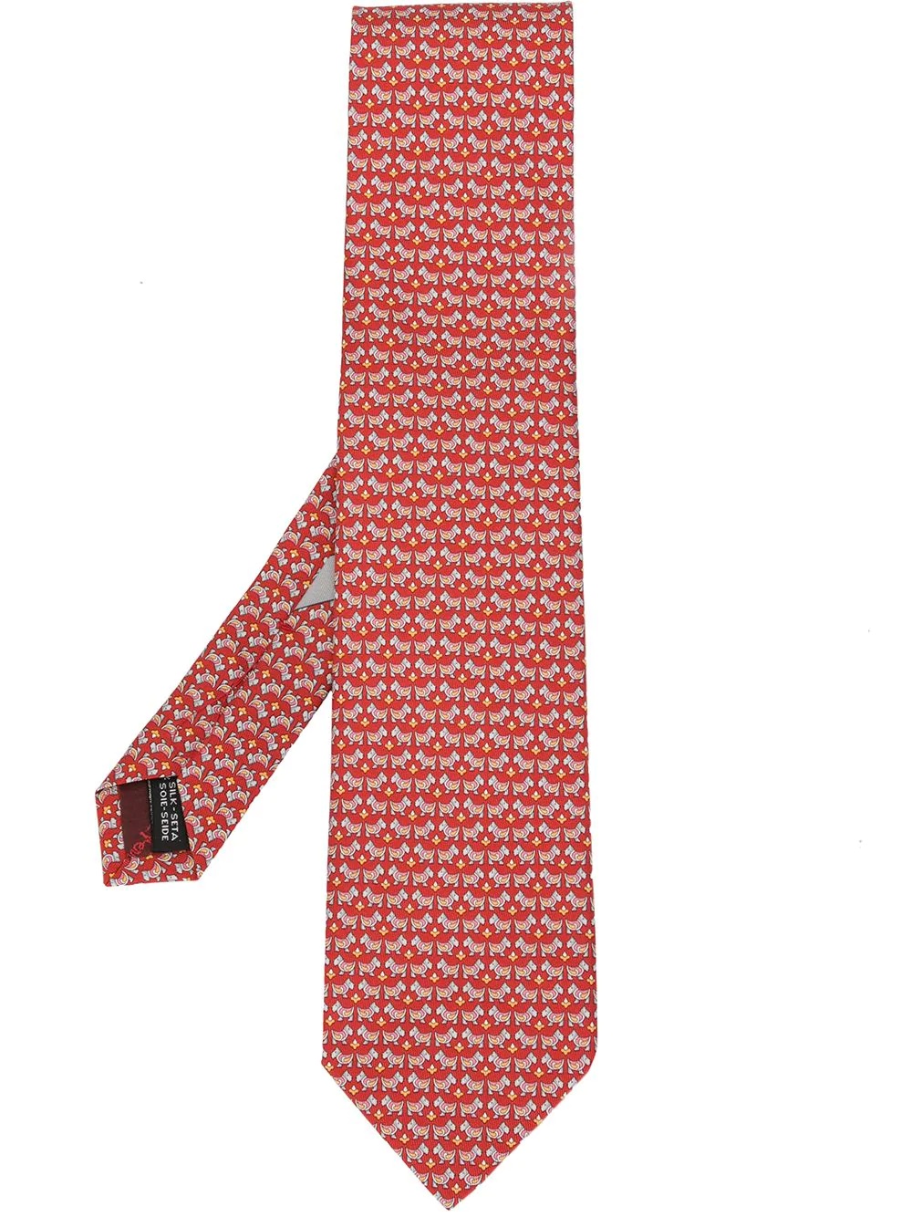 dog print necktie - 1