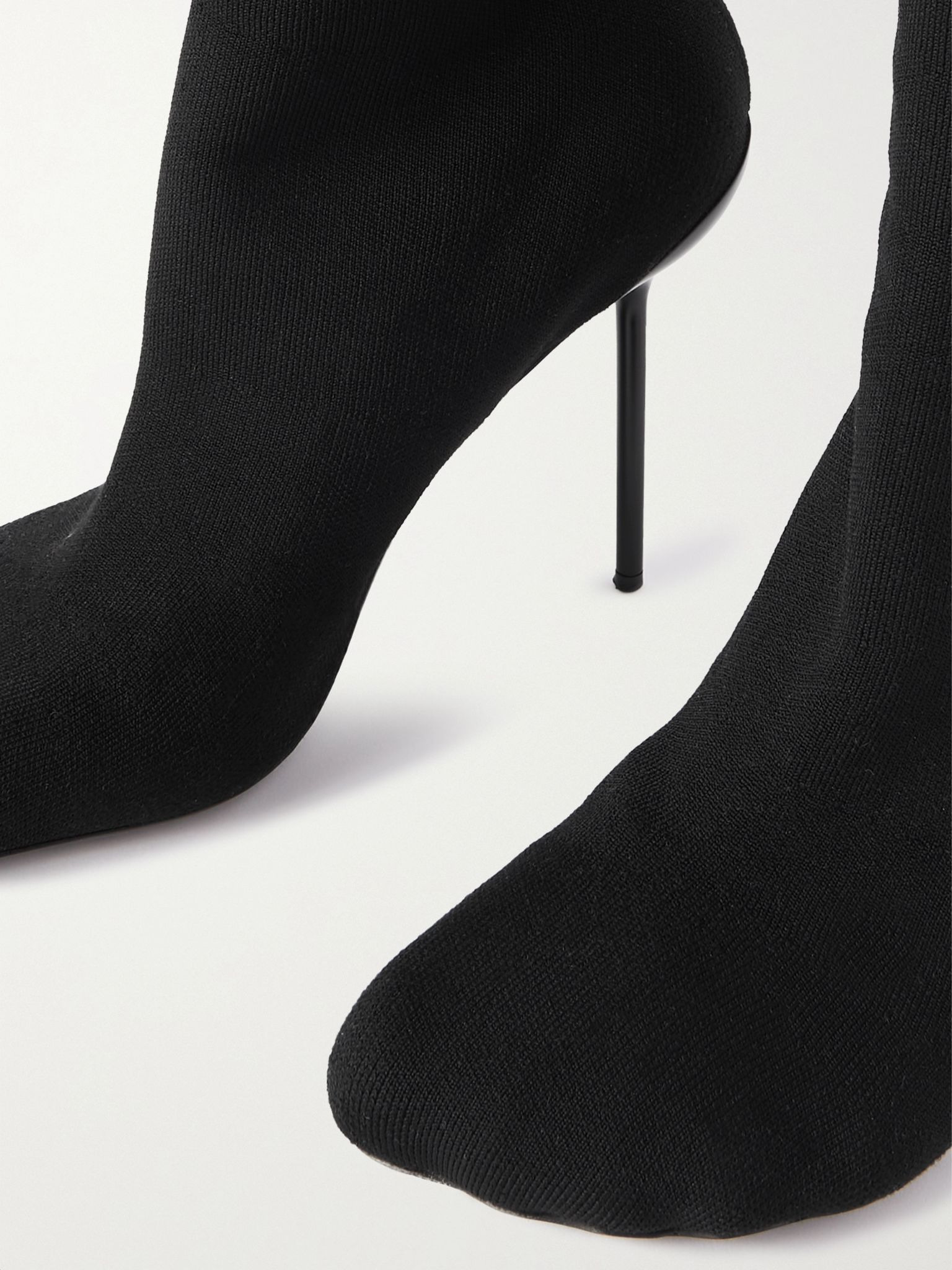 Anatomic stretch-knit sock boots Black - 4