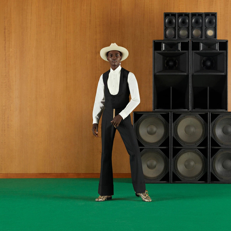 Wool mohair formal vest 5