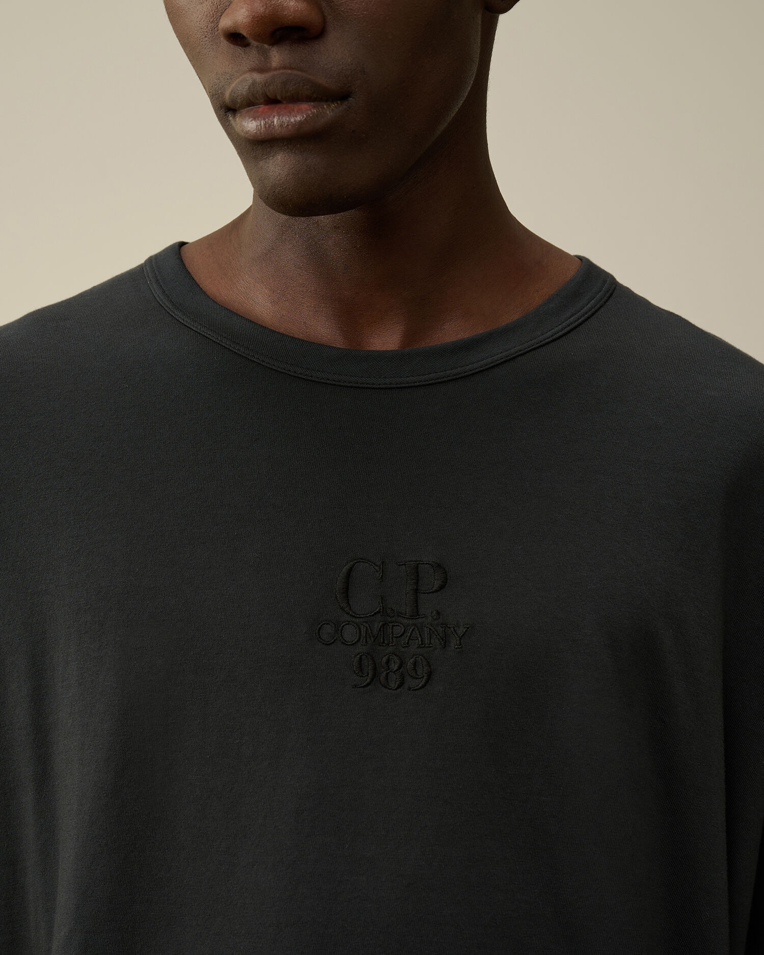 C.P. Company 20/1 Jersey Boxy Logo T-Shirt | REVERSIBLE