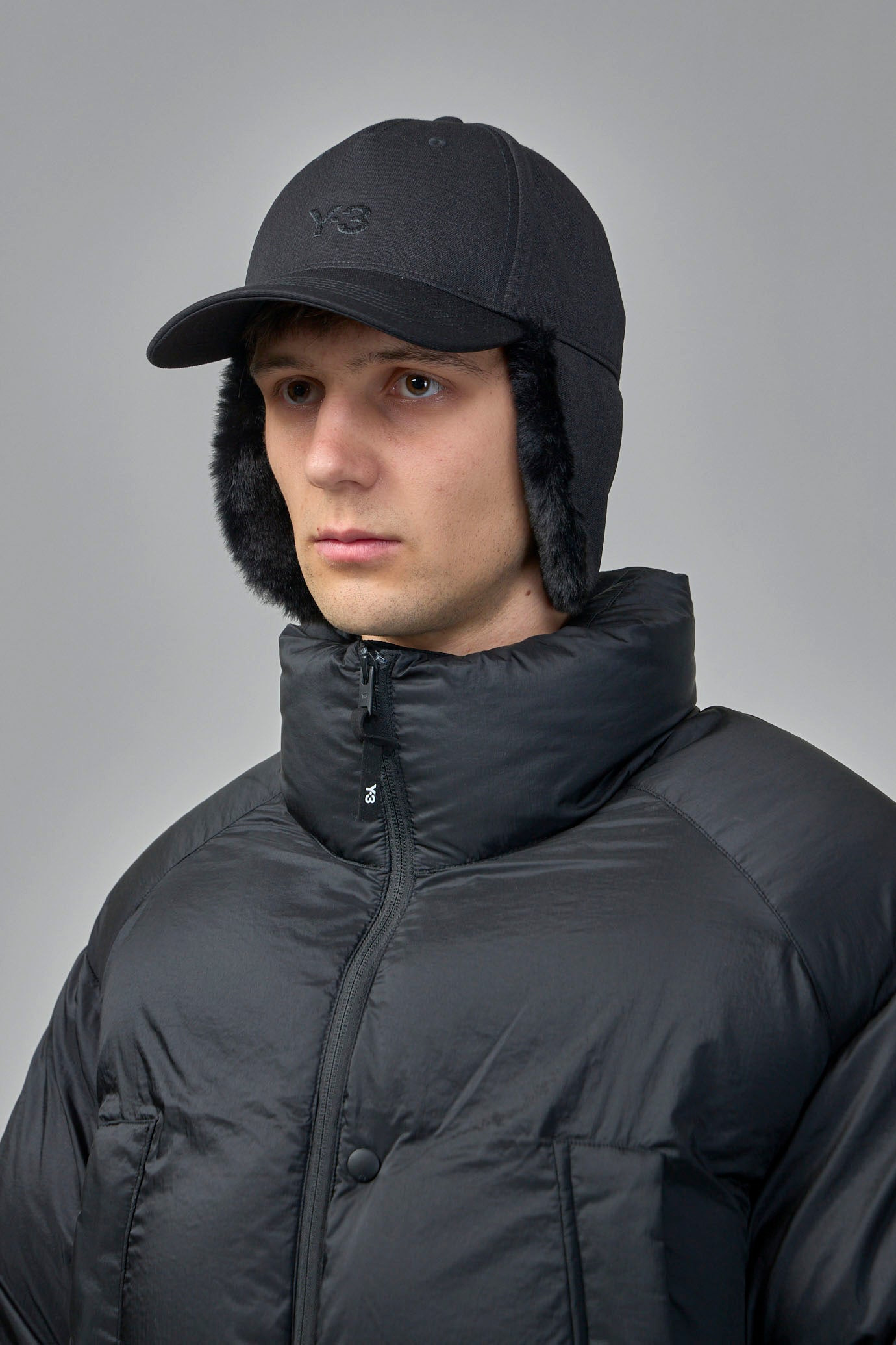 Y-3 Winter Cap Black - 2