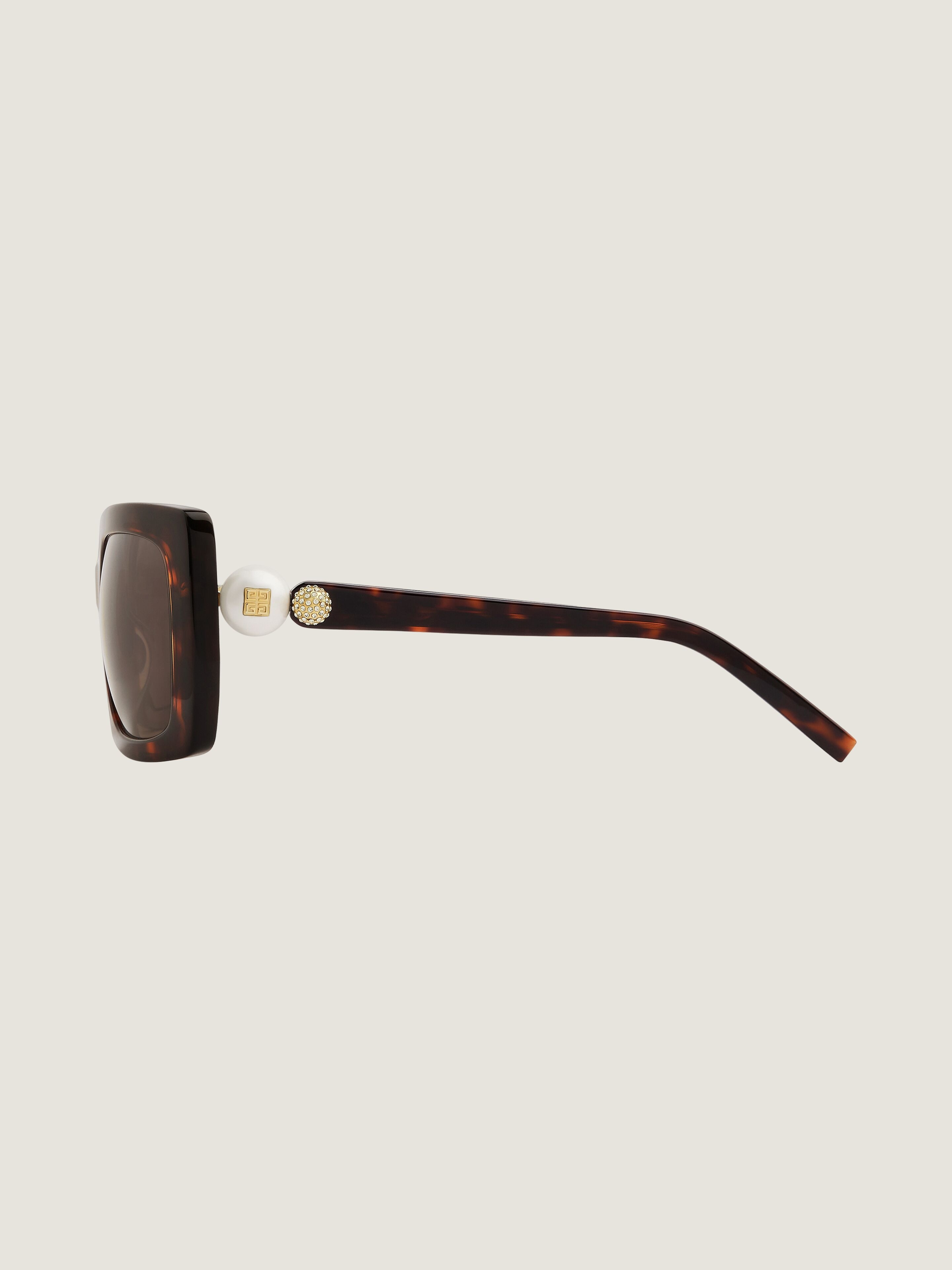 4G PEARL SUNGLASSES IN ACETATE WITH CRYSTALS - 3