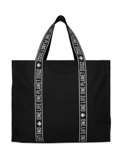 DSQUARED2 logo-print tote bag outlook