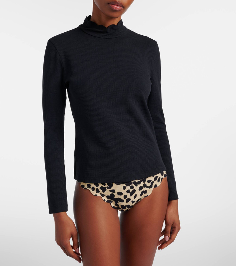 MARYSIA Scalloped rashguard top outlook