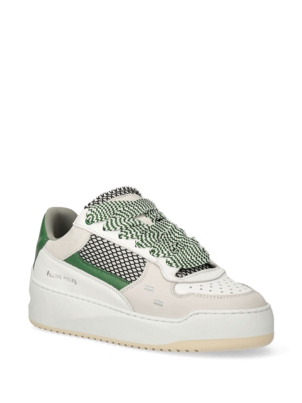 perforated-detailing sneakers - 2