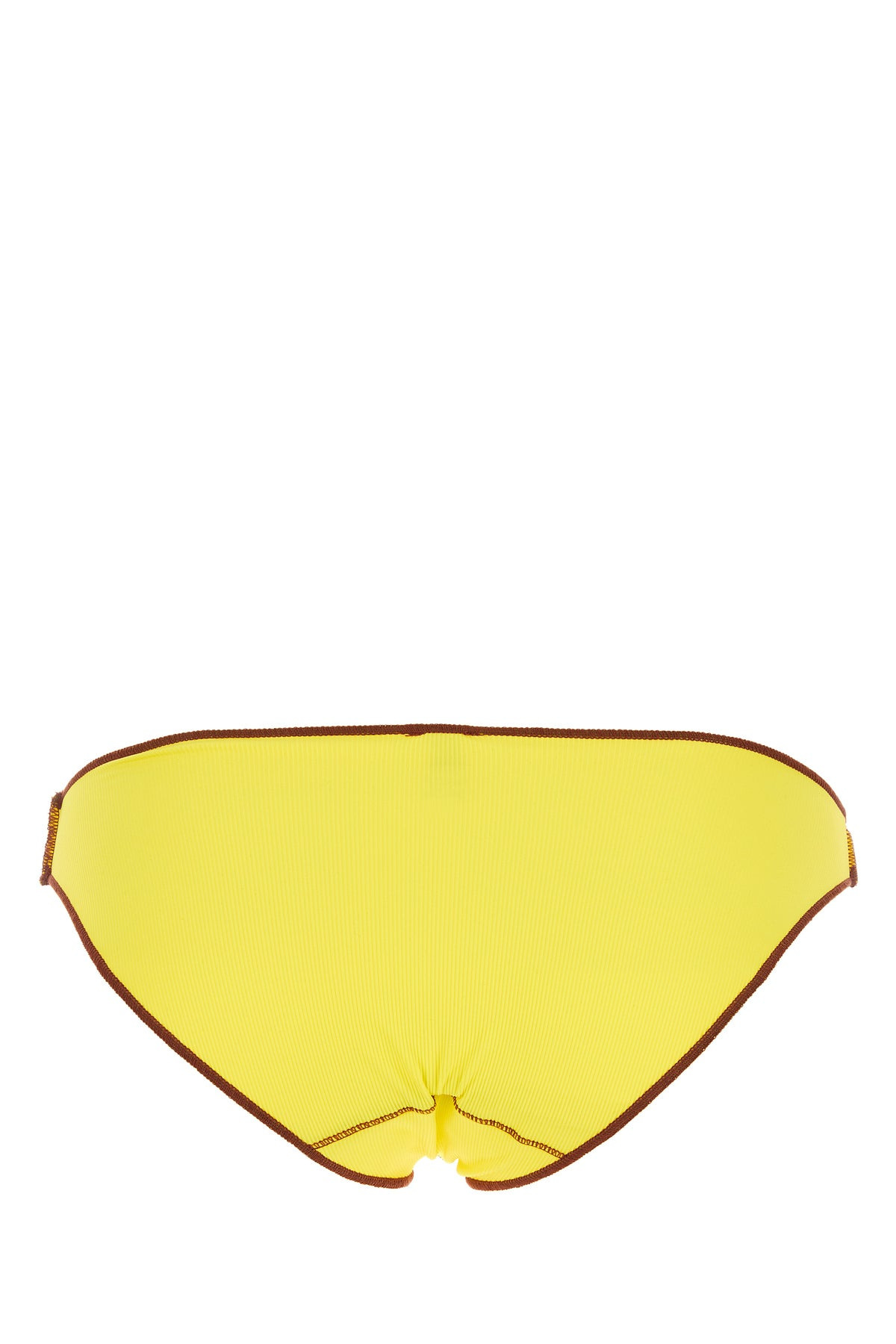 Fluo yellow stretch cotton brief - 2