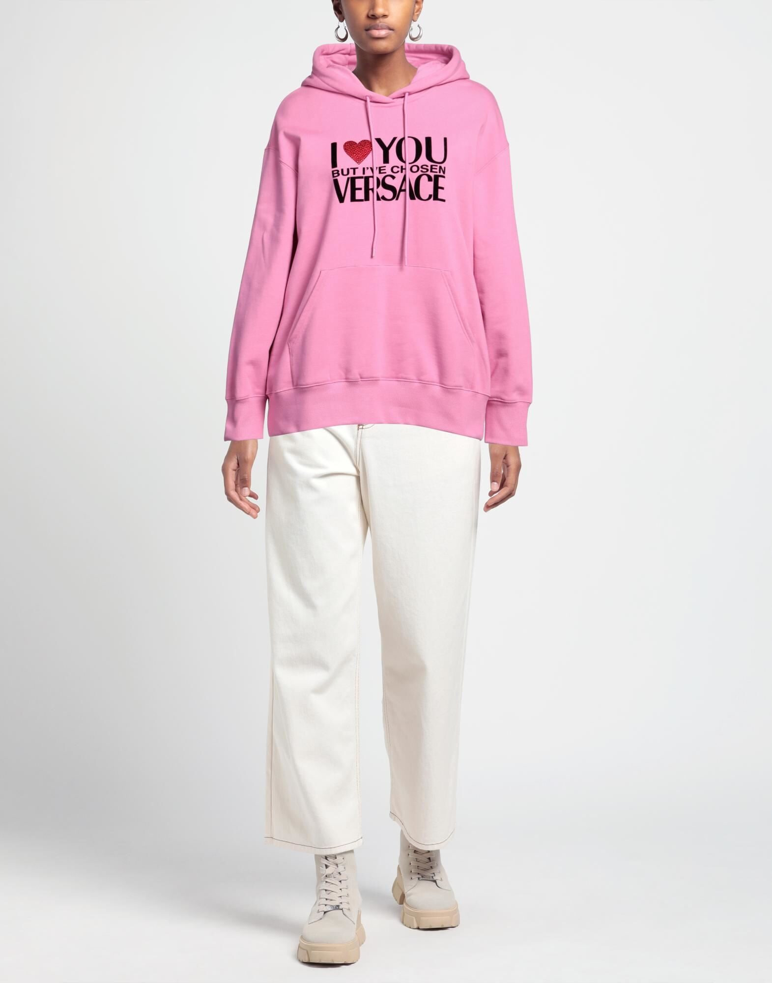 White Women's Hooded Sweatshirt - 2