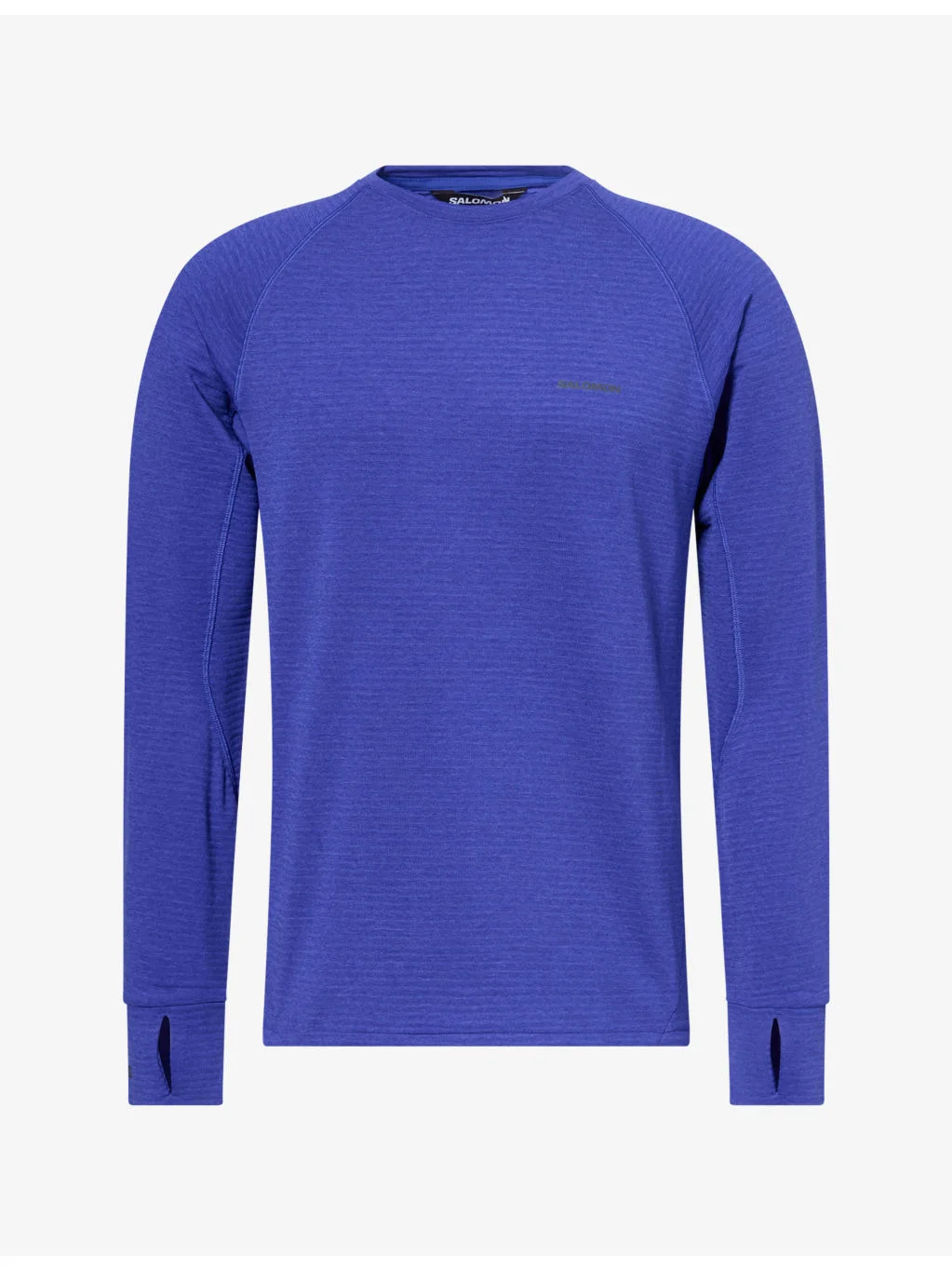Essential Long-Sleeve Crewneck Woven Top - 1