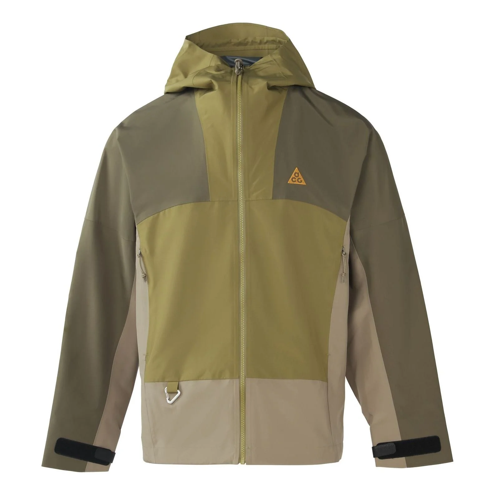 Men's Nike ACG Splicing Long Sleeves Hooded Jacket Autumn Olive Green DR5265-378 - 1