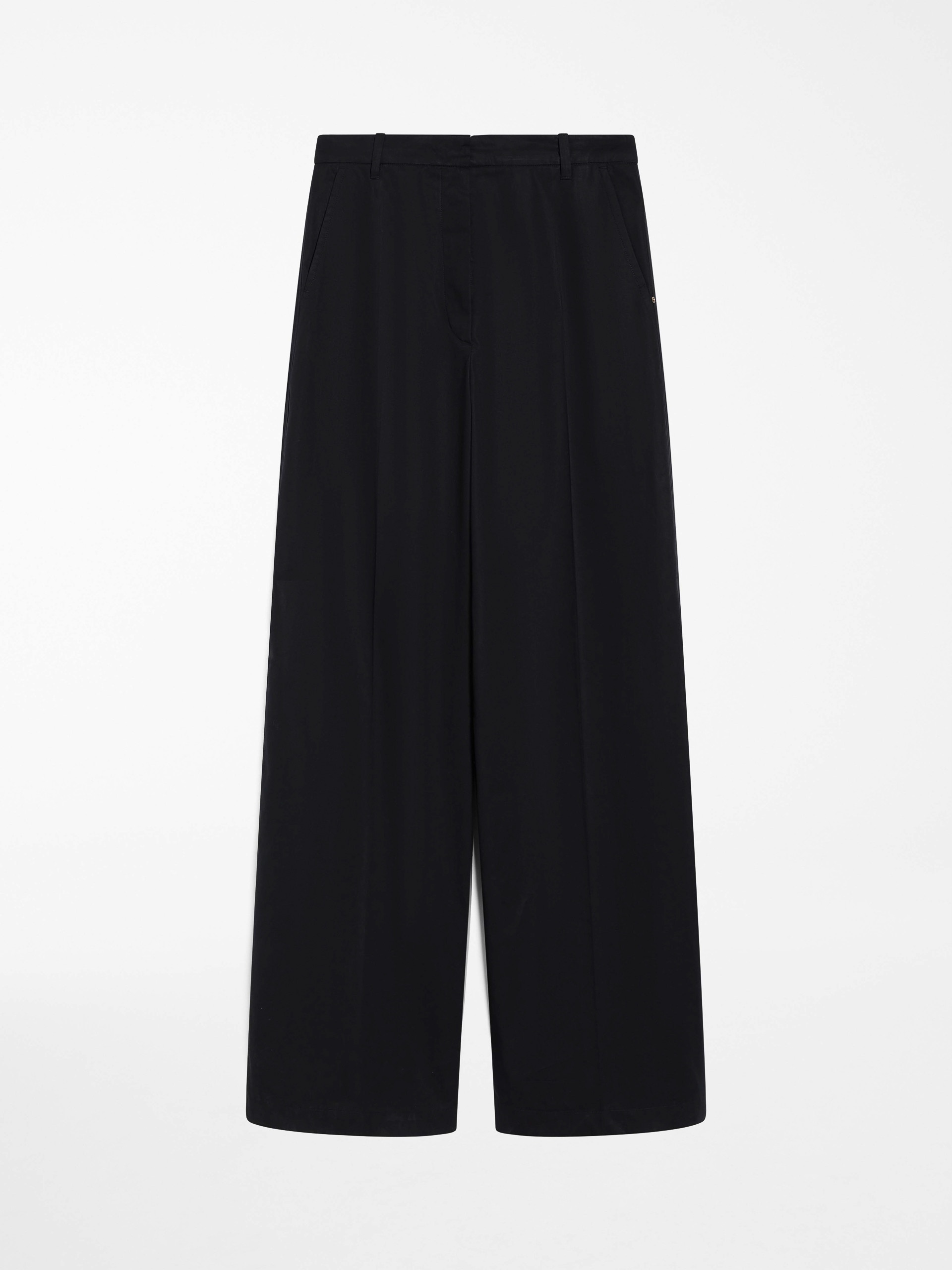 GEBE Oversized washed cotton trousers - 1