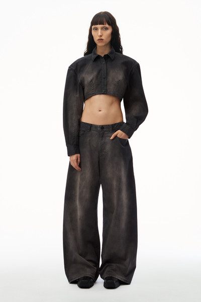Alexander Wang Low-Rise Five-Pocket Pant in Cotton outlook