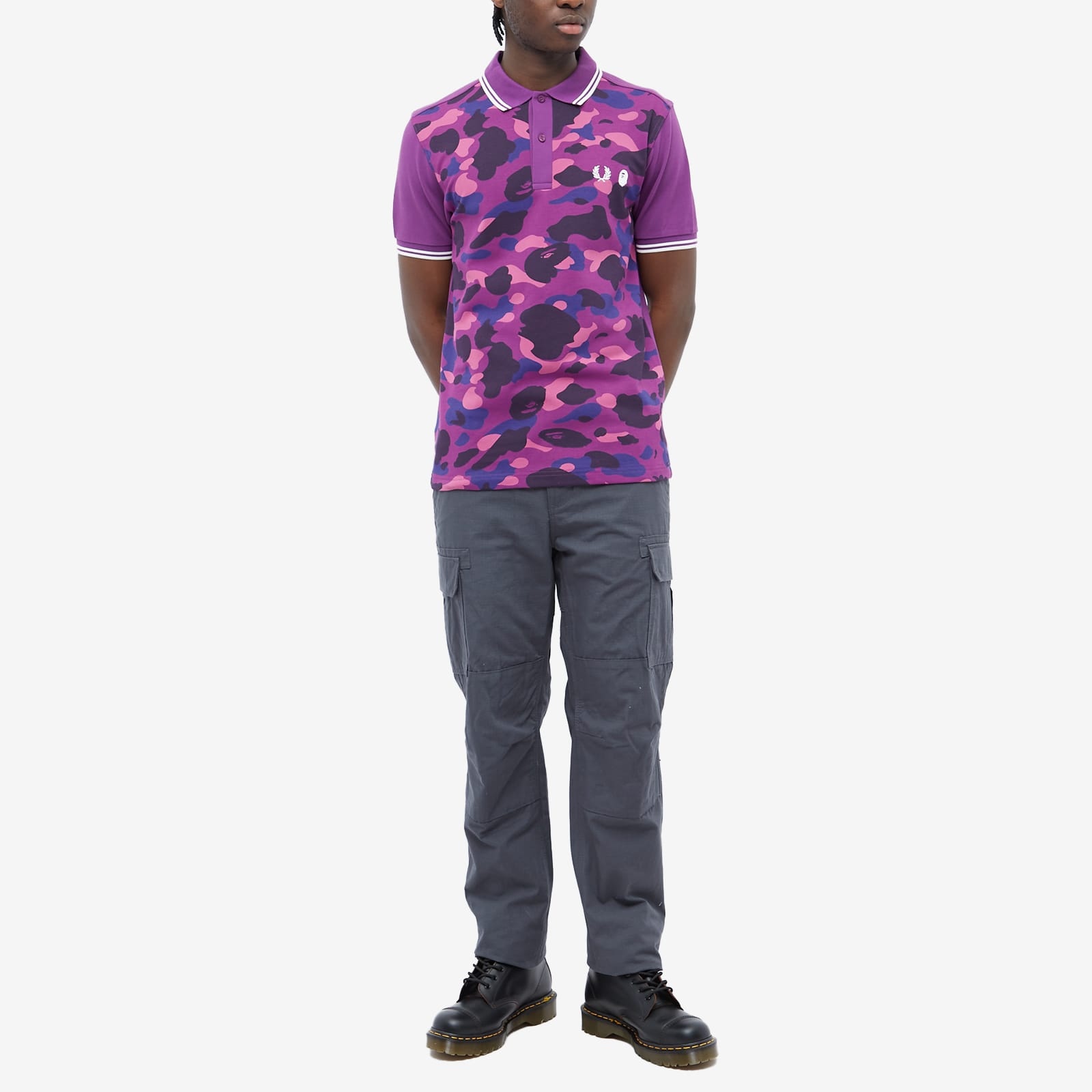 Fred Perry x BAPE Camo Polo - 4